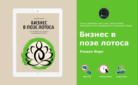 Ризван Вирк «Бизнес в позе лотоса» - духовный путь предпринимателя | Обзор